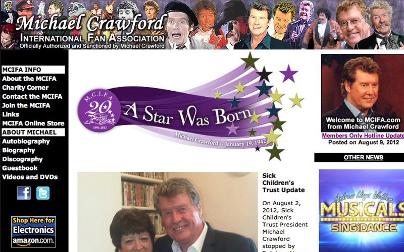 Michael Crawford - Official Site