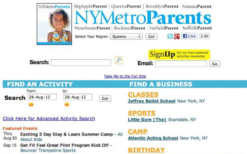 NYMetroParents - Mobile